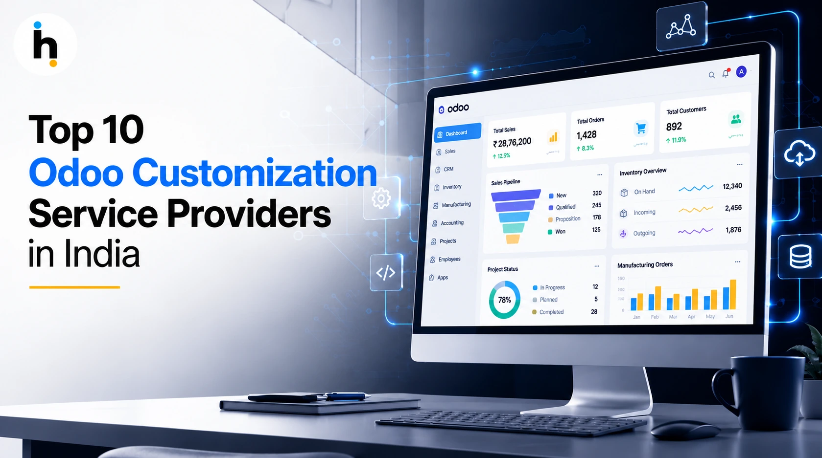 Top 10 Odoo Customization Service Providers in India